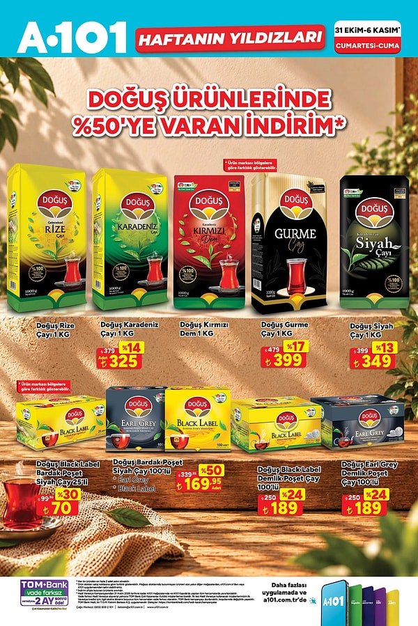 Doğuş ürünlerinde %50'ye varan indirim!