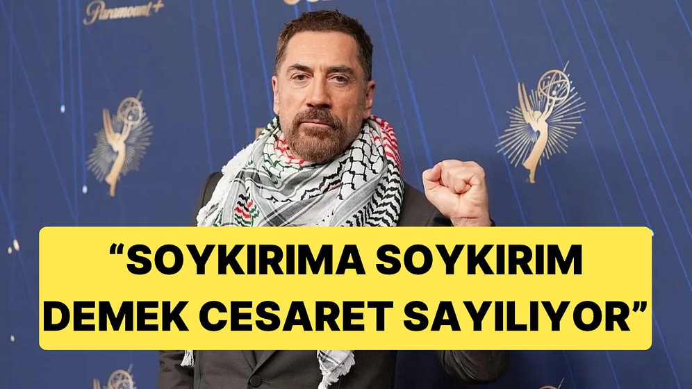 Javier Bardem'den Filistin Çıkışı, "Bir Soykırımı Kınadığınızda Cesur Biri Oluyorsunuz"