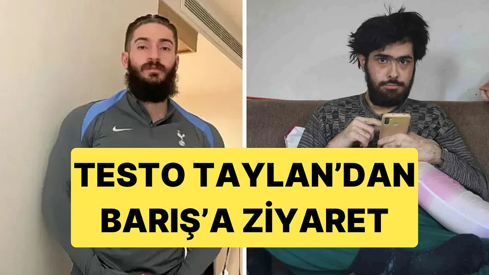 Testo Taylan, Hatay Depreminden Sonra Depresyona Girerek Evden Çıkmayan Barış Özbay'ı Ziyaret Etti
