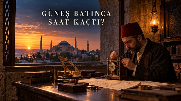 Güneş batınca saat on iki olurdu