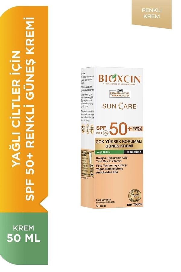 3. Bioxcin Sun Care Çok Yüksek Korumalı Yağlı Ciltler için Renkli Güneş Kremi