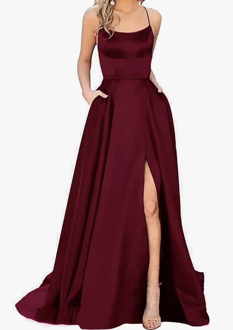 14. Saten Abiye Elbise