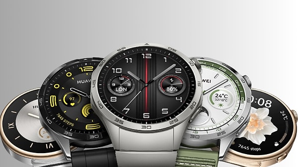 Yeni Huawei Watch GT4, boyut seçeneklerinin yanında yeşil, metal, kahverengi, siyah, beyaz, gümüş ve altın olmak üzere toplamda 7 farklı renk tercihi ile de satışa çıkıyor.