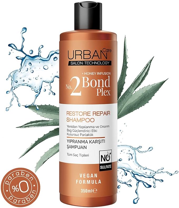4. URBAN Care No.2 Bond Plex Yıpranma Karşıtı Sülfatsız Saç Bakım Şampuanı