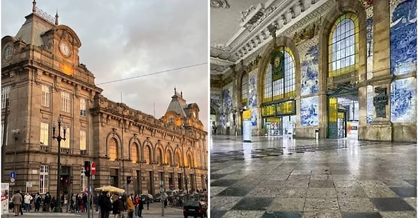 7. Sao Bento Tren İstasyonu - Portekiz