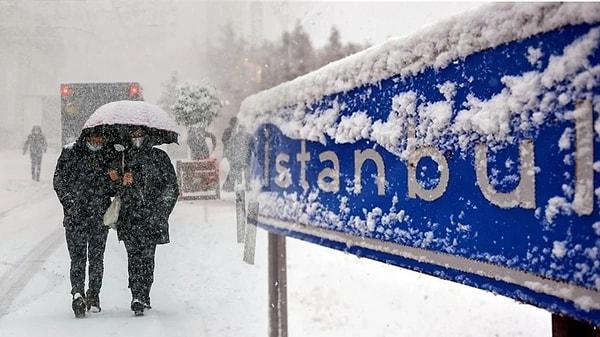 İstanbul'da bu yıl beklenen kar yağışı bir türlü etkili olamadı.