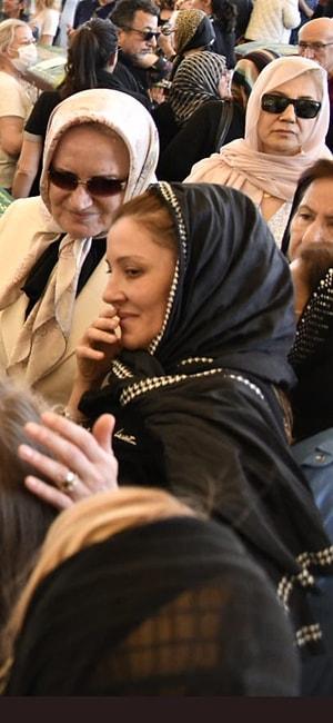 Meral Akşener, cenazede yoğun ilgi ile karşılandı.