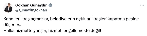 CHP'li Gökhan Günaydın'ın paylaşımı 👇🏻